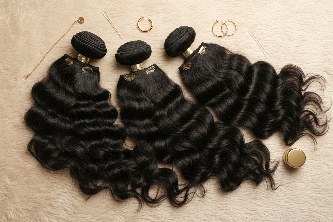 Clip-in hair extensions South Africa guide — Crown Concept luxury extensions