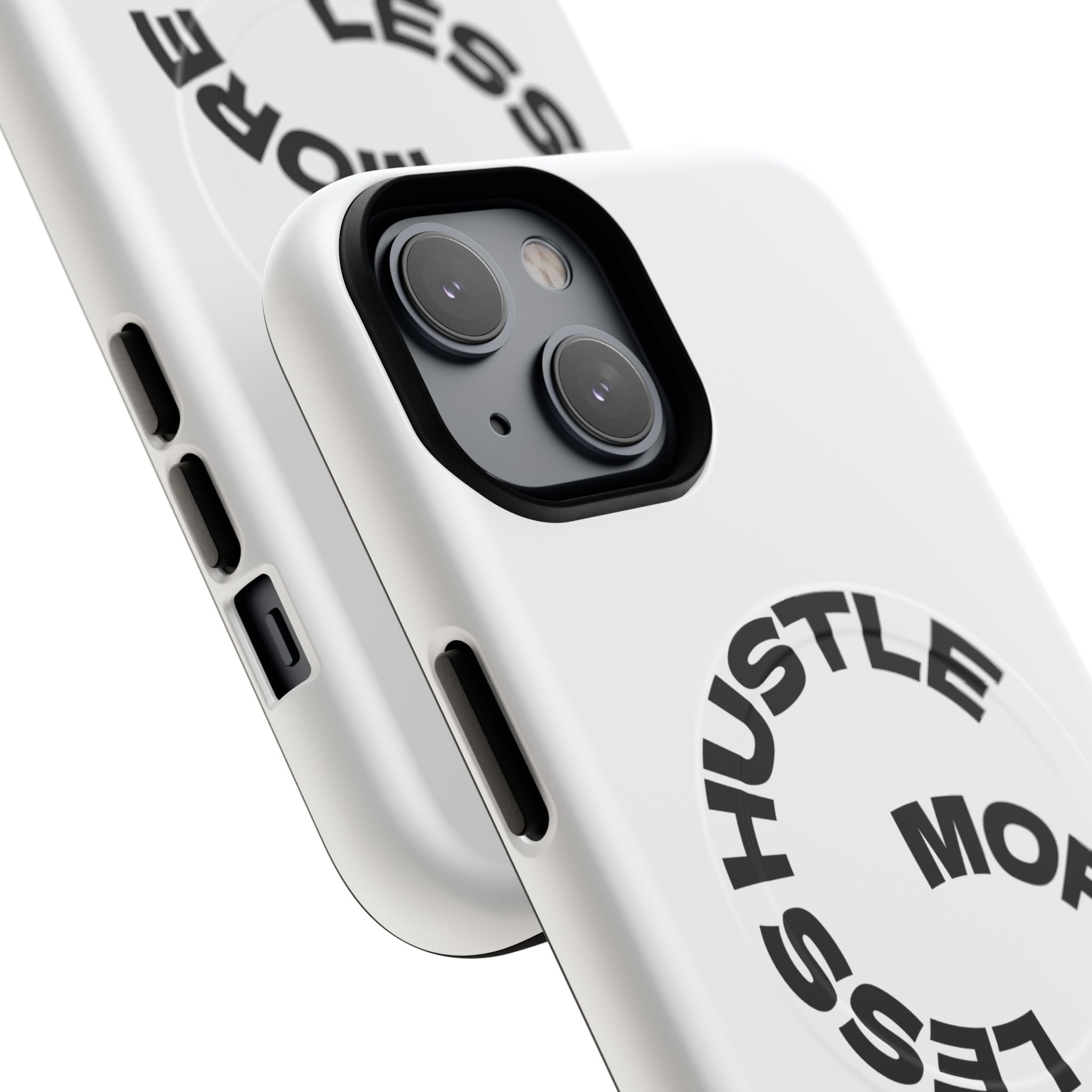 Phone Case — "Hustle More, Less Coffee" Minimalist Tough Magnetic Case