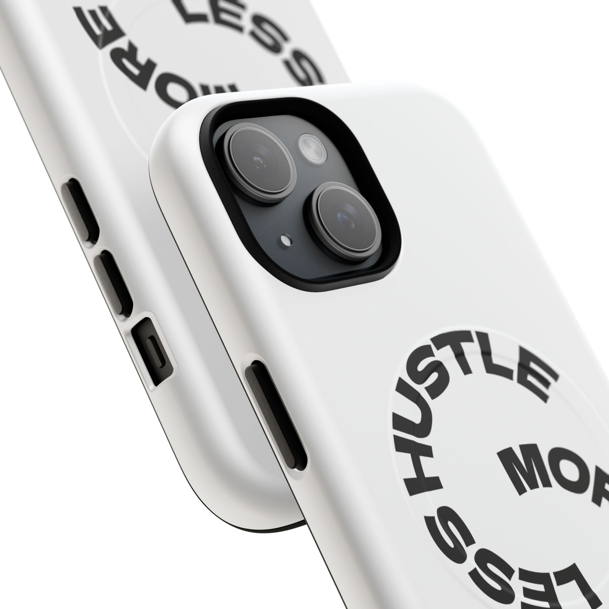 Phone Case — "Hustle More, Less Coffee" Minimalist Tough Magnetic Case