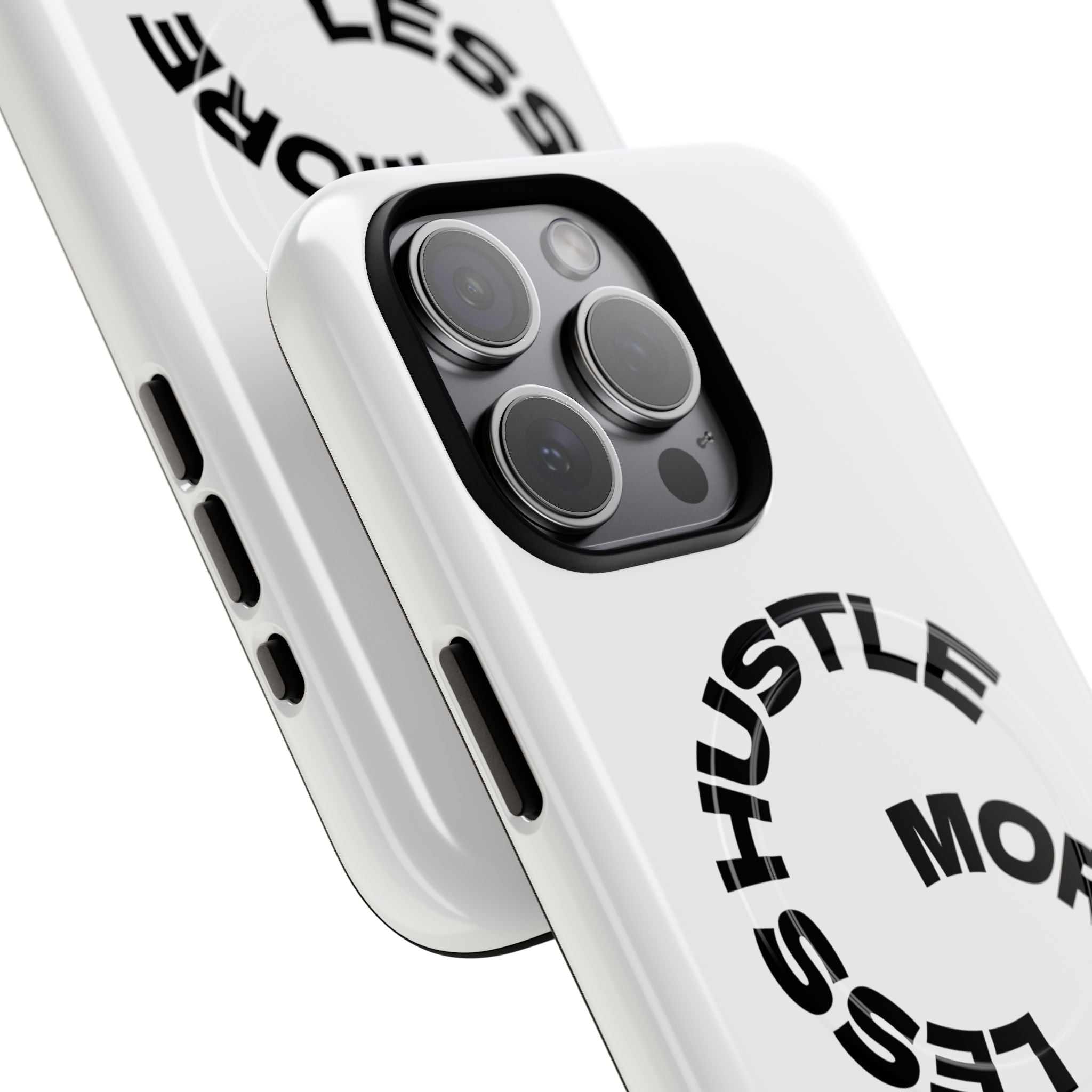 Phone Case — "Hustle More, Less Coffee" Minimalist Tough Magnetic Case
