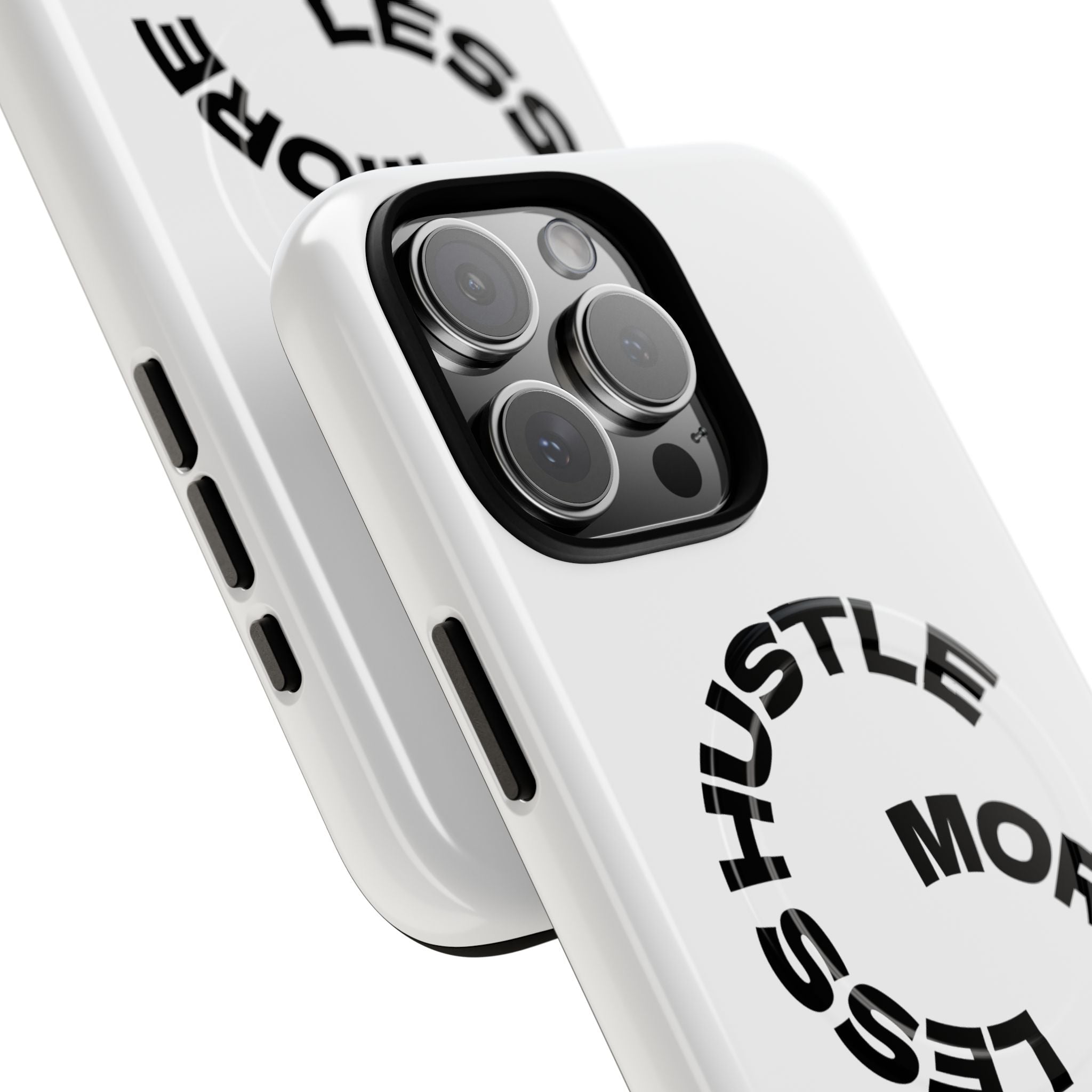 Phone Case — "Hustle More, Less Coffee" Minimalist Tough Magnetic Case