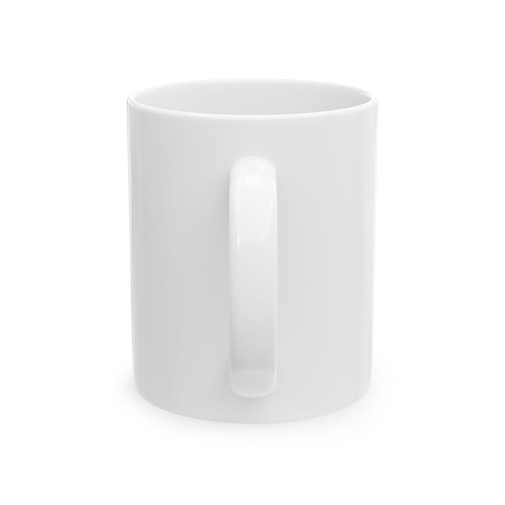 She Wears Confidence Ceramic Mug — Inspirational Crown Design Coffee Cup (11oz, 15oz)