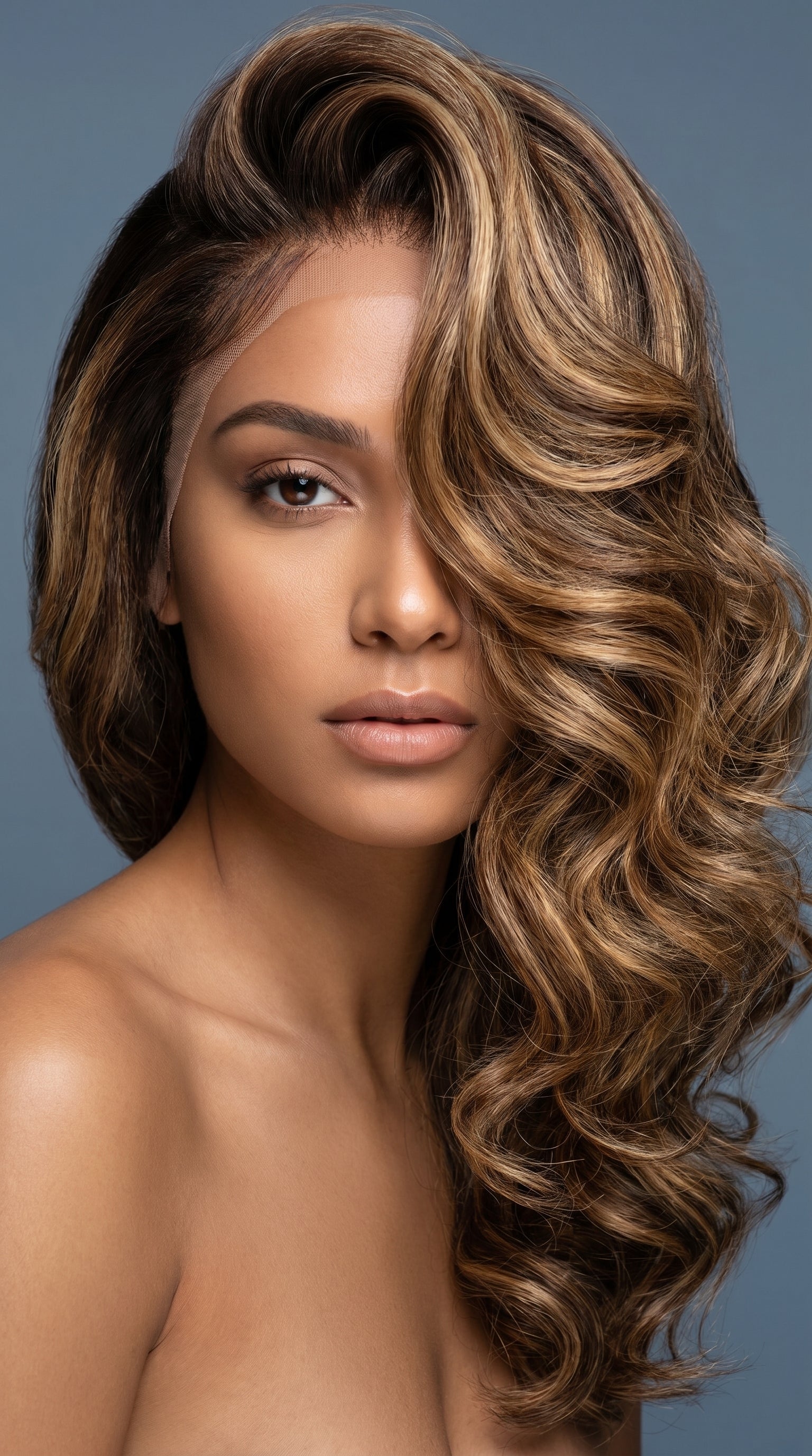 The Brandy Wig – High Grade Human Blend Luxury Wig