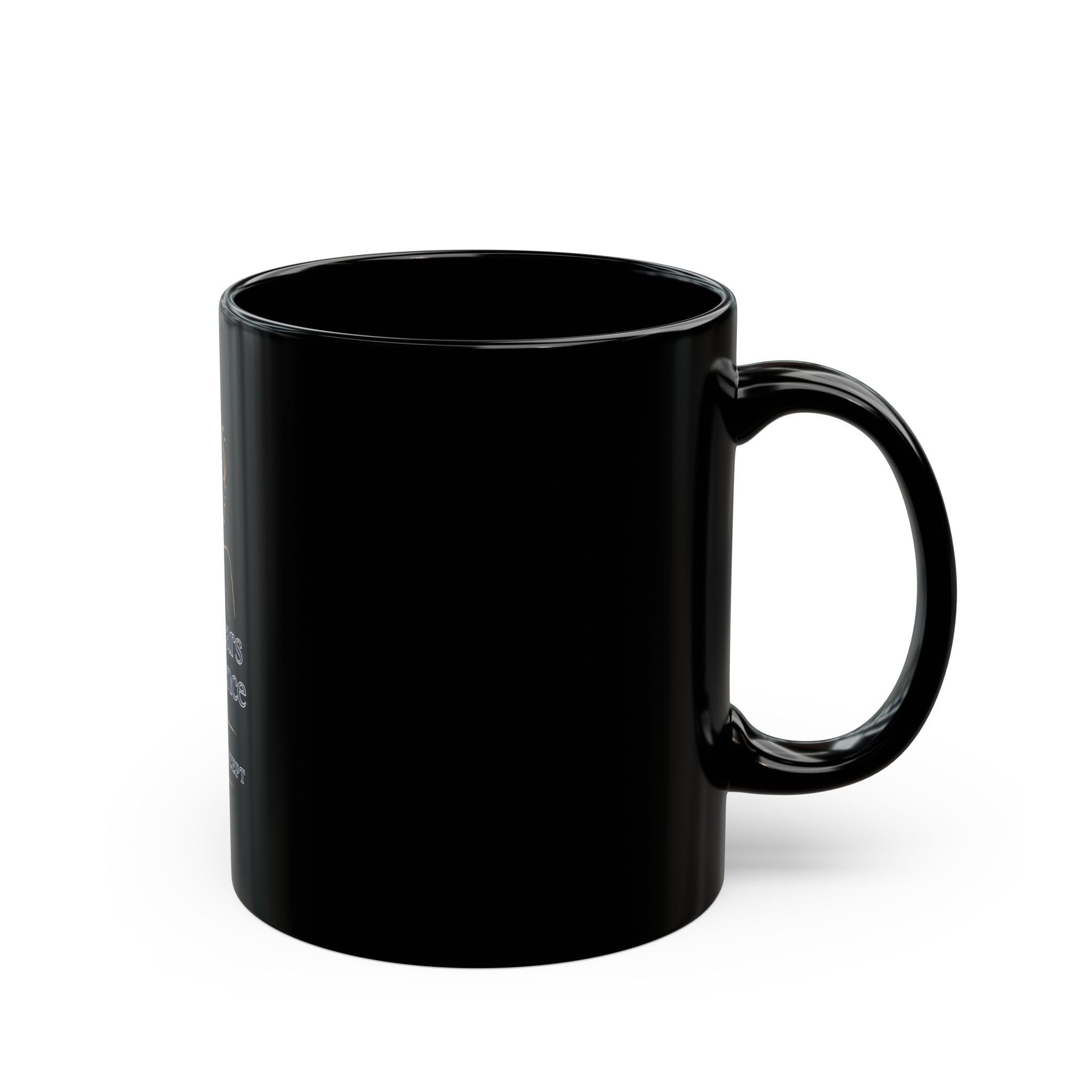 She Wears Confidence Black Coffee Mug — Inspirational Crown Design (11oz/15oz)