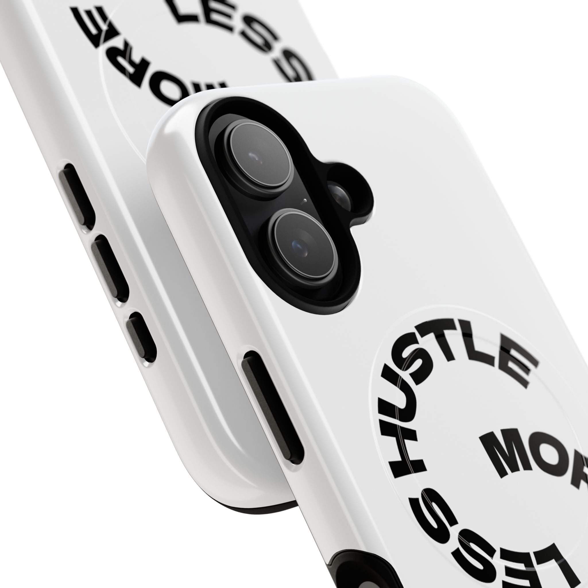 Phone Case — "Hustle More, Less Coffee" Minimalist Tough Magnetic Case