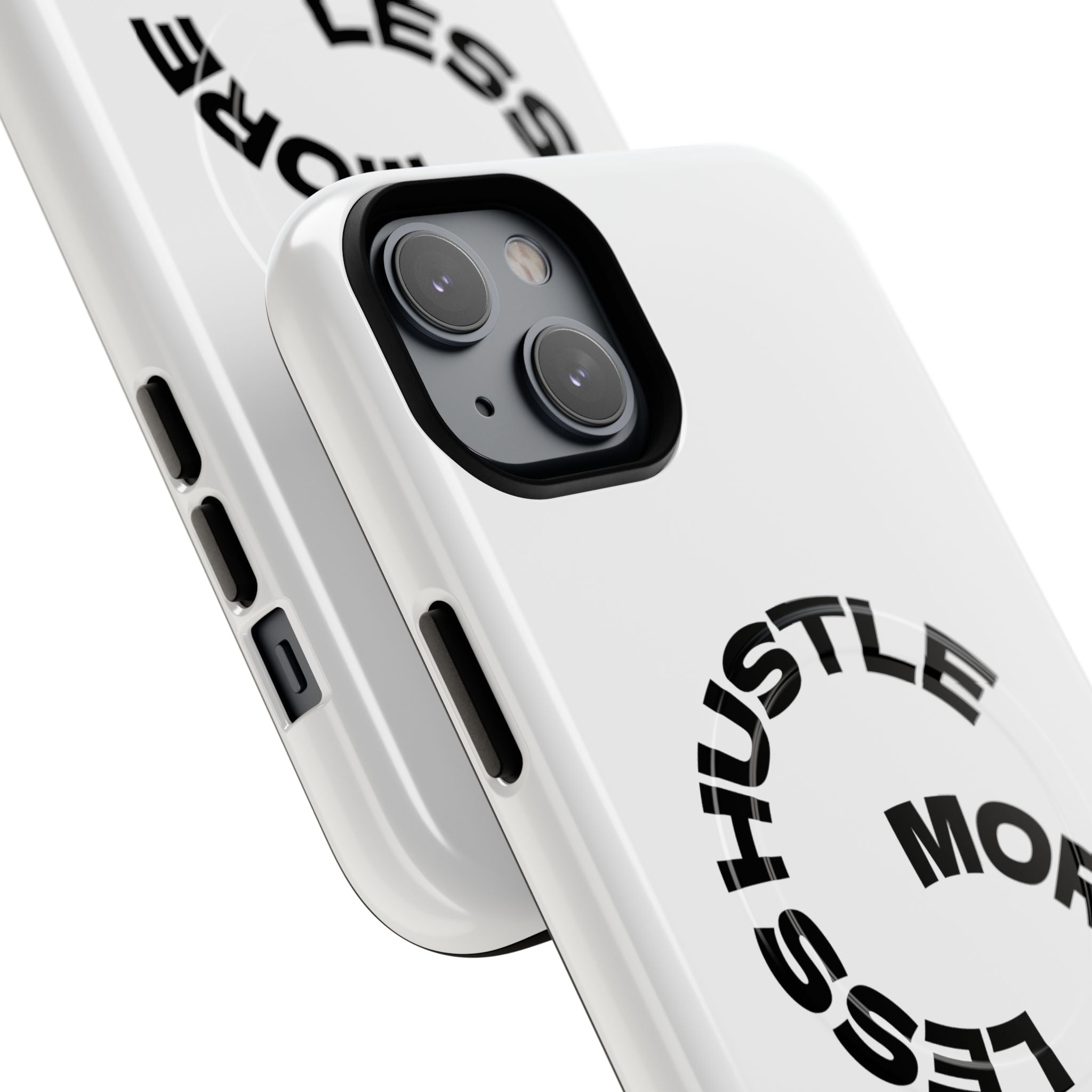 Phone Case — "Hustle More, Less Coffee" Minimalist Tough Magnetic Case