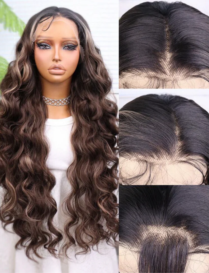 Brown Everyday Wave Lace Front Wig – 30 Inch Heat Resistant