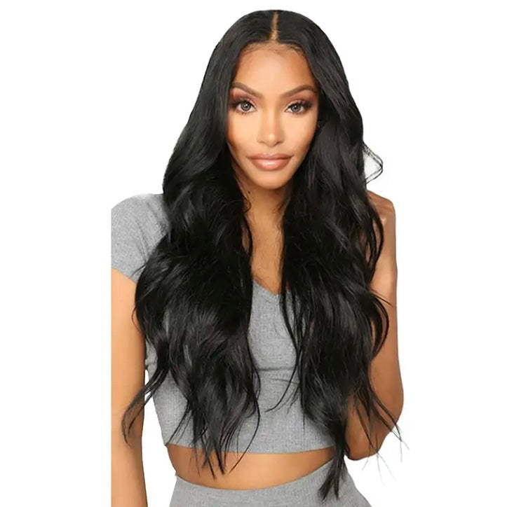 Curly Wavy Long 4 PCS Set Thick Clip-in Hair Extensions.