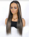 Miss Balayage – 24 Inch Human Hair Blend Wig