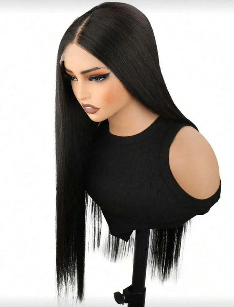 Miss Noir – 24 Inch Human Hair Blend Wig