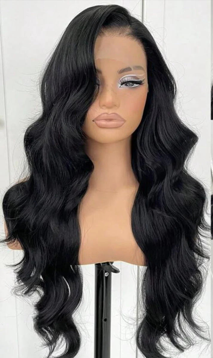 Miss Dior – 24 Inch Human Hair Blend Wig