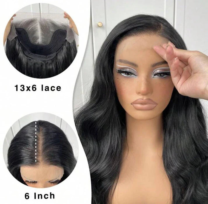 Miss Dior – 24 Inch Human Hair Blend Wig