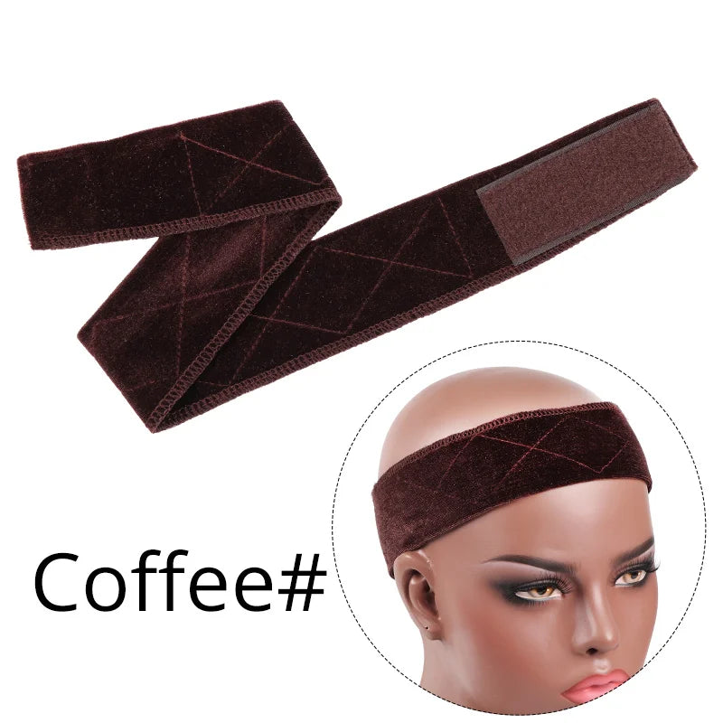 Crown Velvet Wig Grip Headband