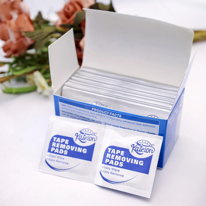 Adhesives Removal Wipes To Clean Wig Glue And Tape 30/40/60Pcs Wig Cleaning Pads For Adhesive Area And Hair System Glue Remover