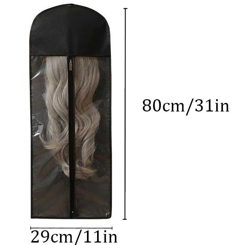 Crown Dust-Proof Wig Storage Bag with Hanger