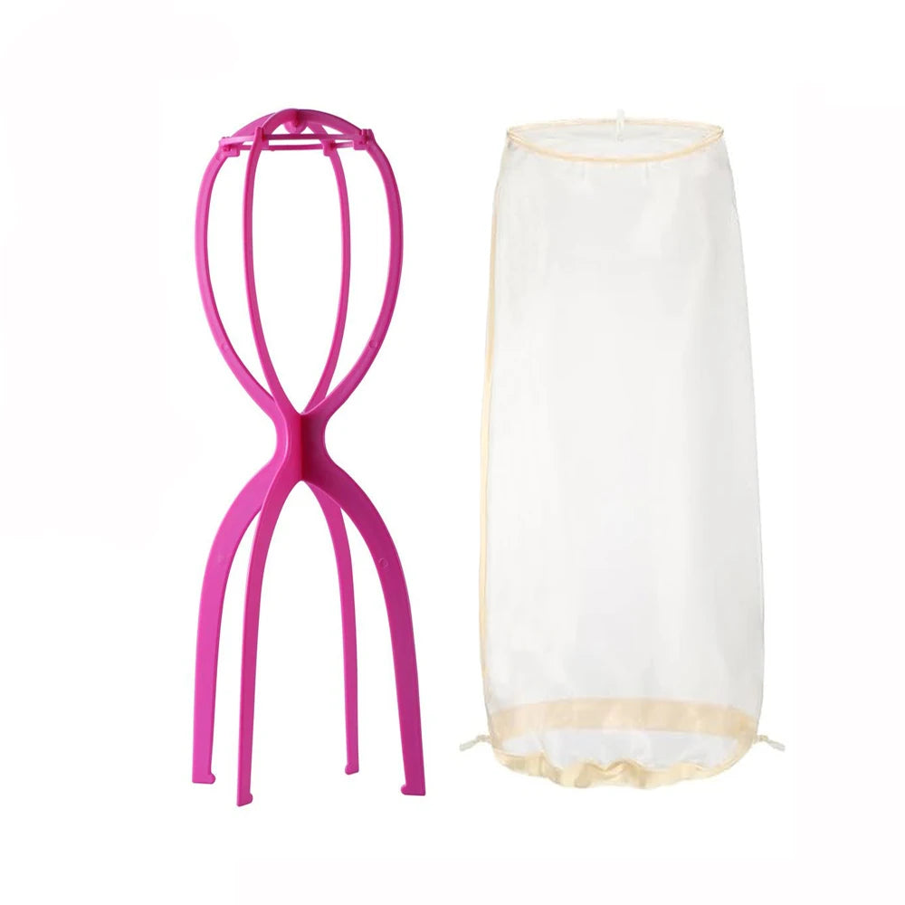 Crown Wig Travel Organiser — Drawstring Storage Bag
