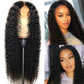 Curly Middle-Part Synthetic Wig