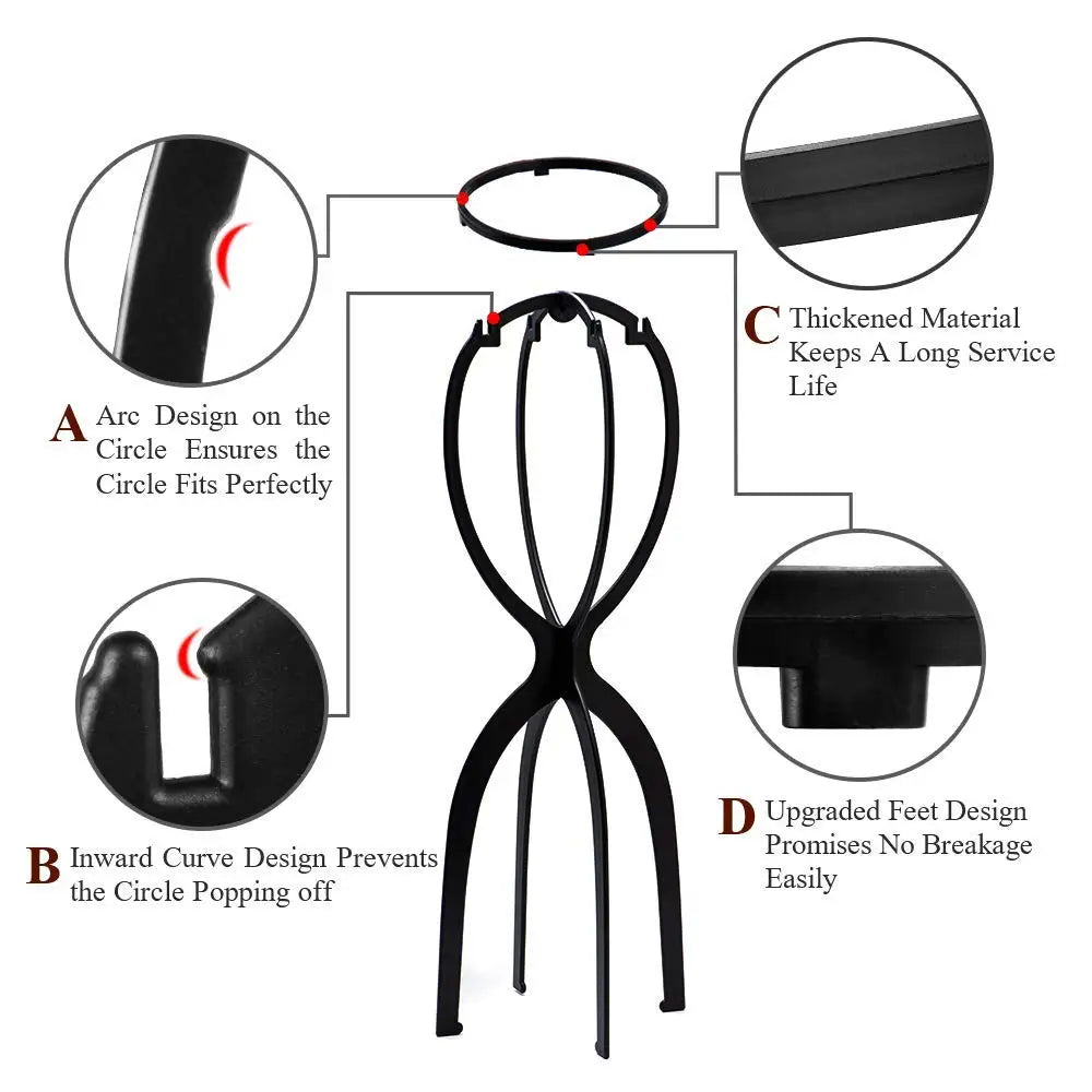 Crown Wig Travel Organiser — Drawstring Storage Bag