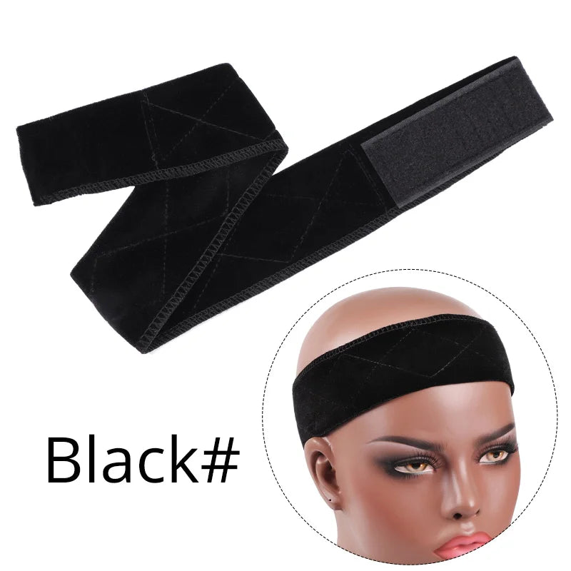 Crown Velvet Wig Grip Headband