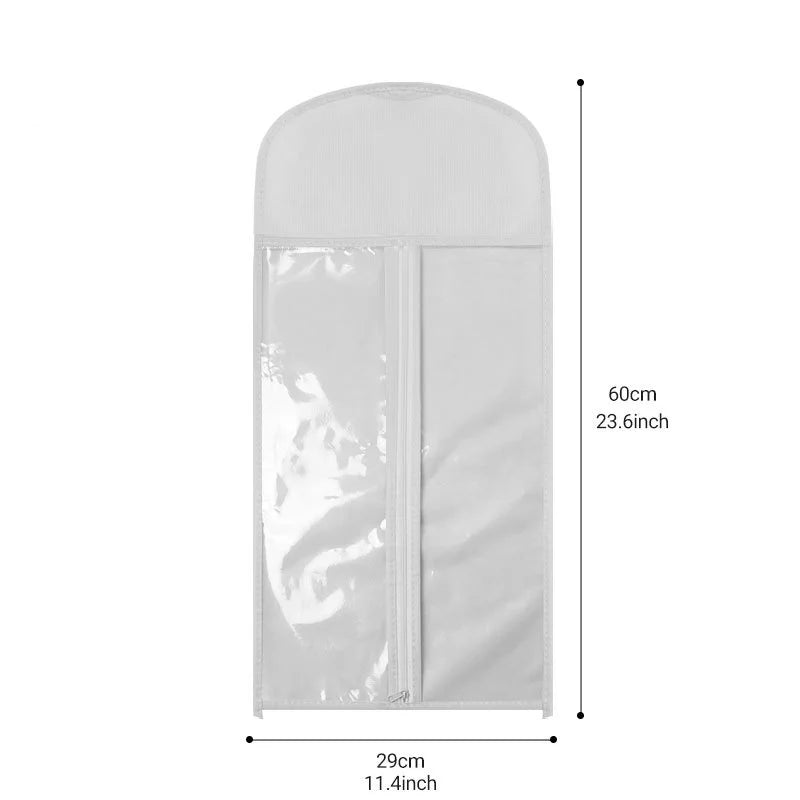 Crown Clear Wig Case — Zip Storage Bag