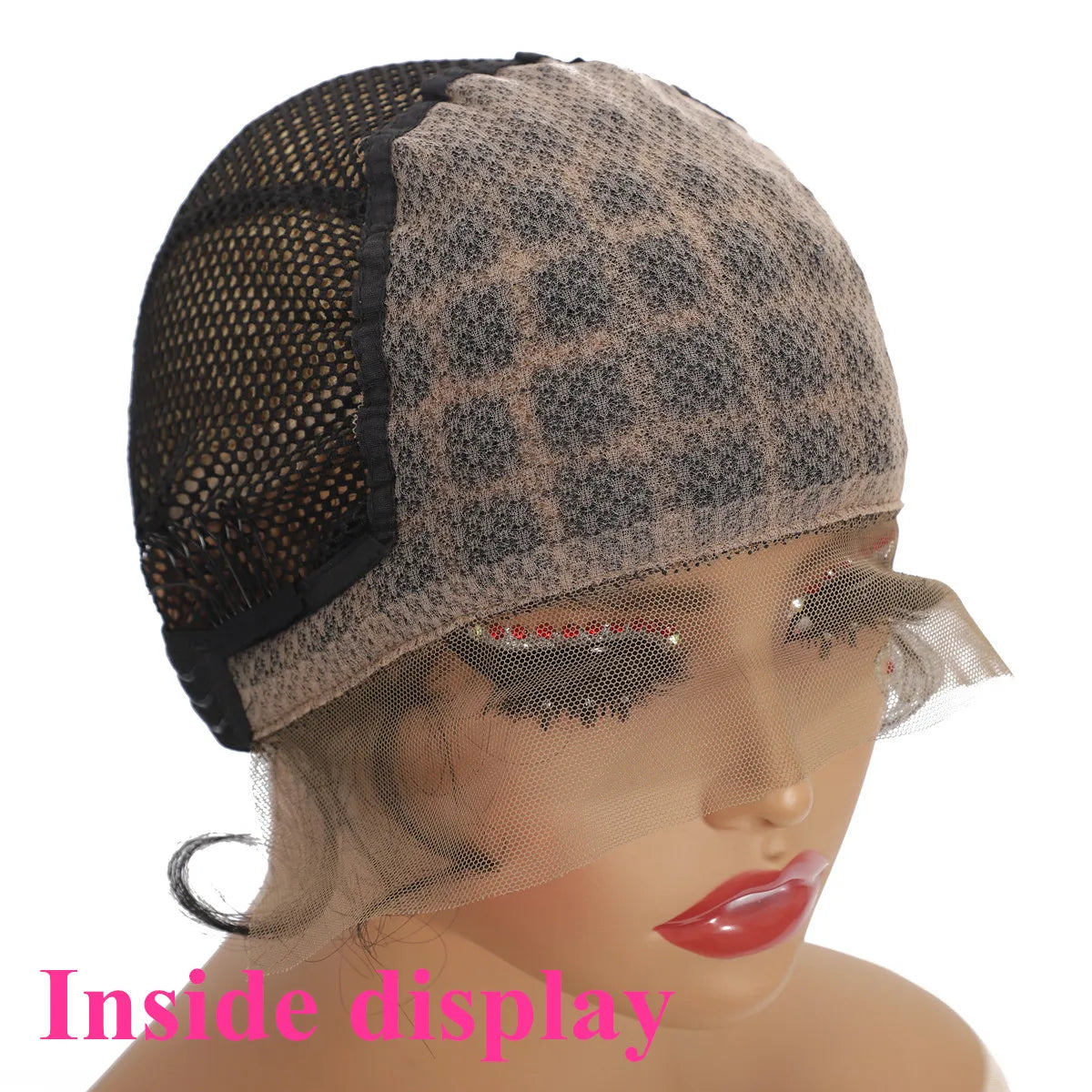 Wig Cap with Baby Hair Knotless 13*5 Lace Frontal Wig Cap for Making Wigs Crochect Braiding Hair Cap Adjustable in the Back