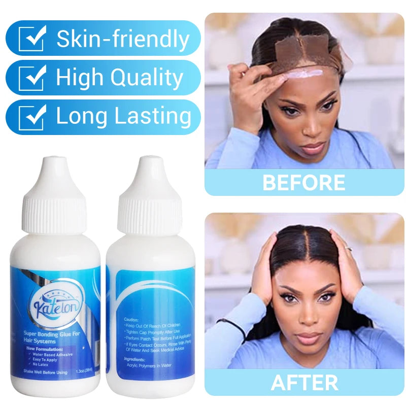 Crown Invisible Wig Bonding Glue & Remover Set — Waterproof 30ml