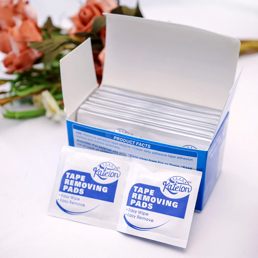Adhesives Removal Wipes To Clean Wig Glue And Tape 30/40/60Pcs Wig Cleaning Pads For Adhesive Area And Hair System Glue Remover