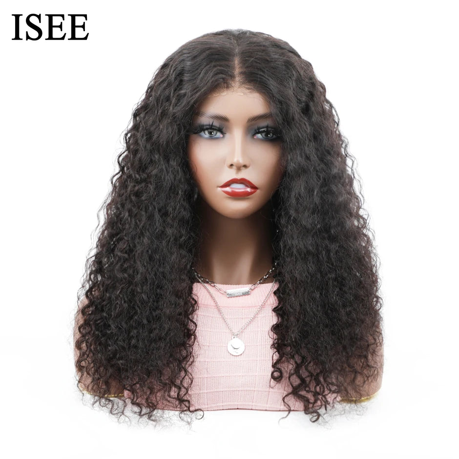 Water wave glueless human wig 7x5 HD lace pre-cut South Africa — Crown Concept