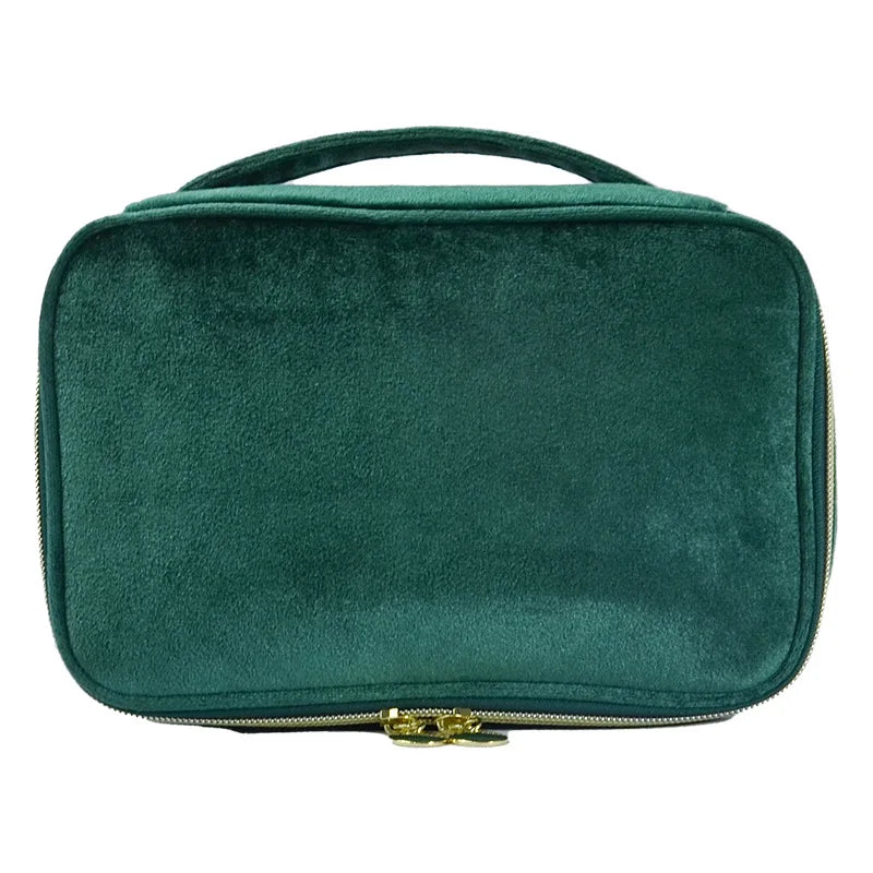 Crown Velvet Makeup Vanity Bag — Personalised