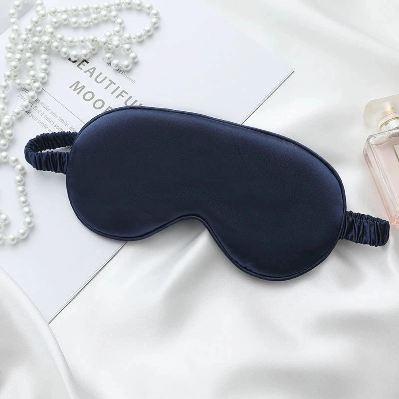 Crown Blackout Silk Sleep Mask — Adjustable