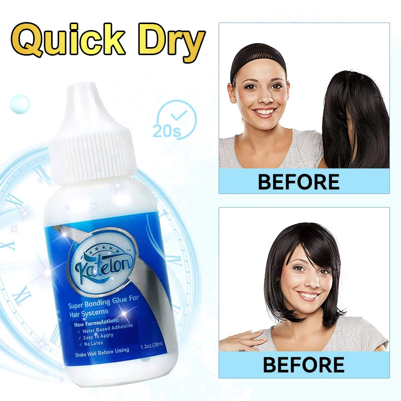 Crown Invisible Wig Bonding Glue & Remover Set — Waterproof 30ml