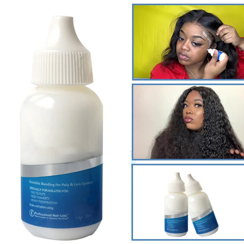 Crown Invisible Wig Bonding Glue & Remover Set — Waterproof 30ml