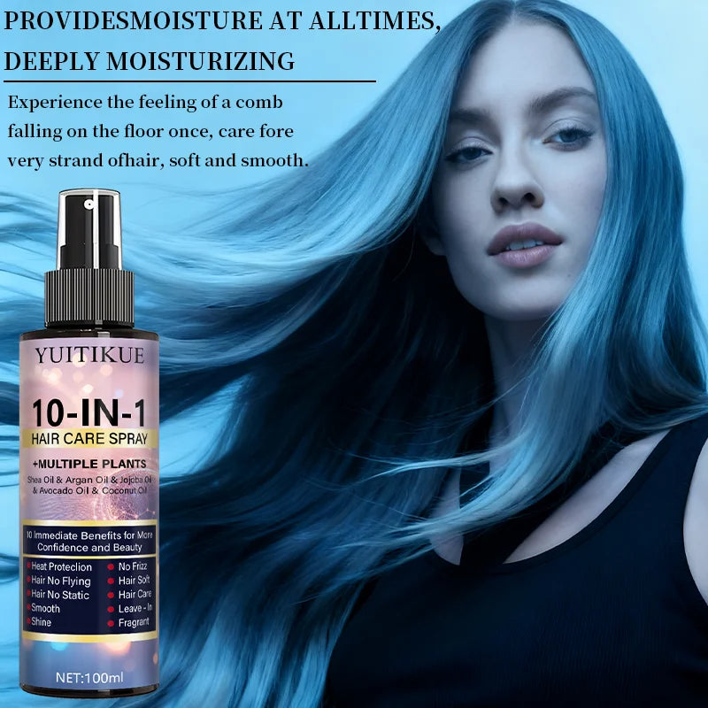 Crown 10-in-1 Hair Care Spray — Leave-In, Heat Protect & Anti-Frizz 100ml
