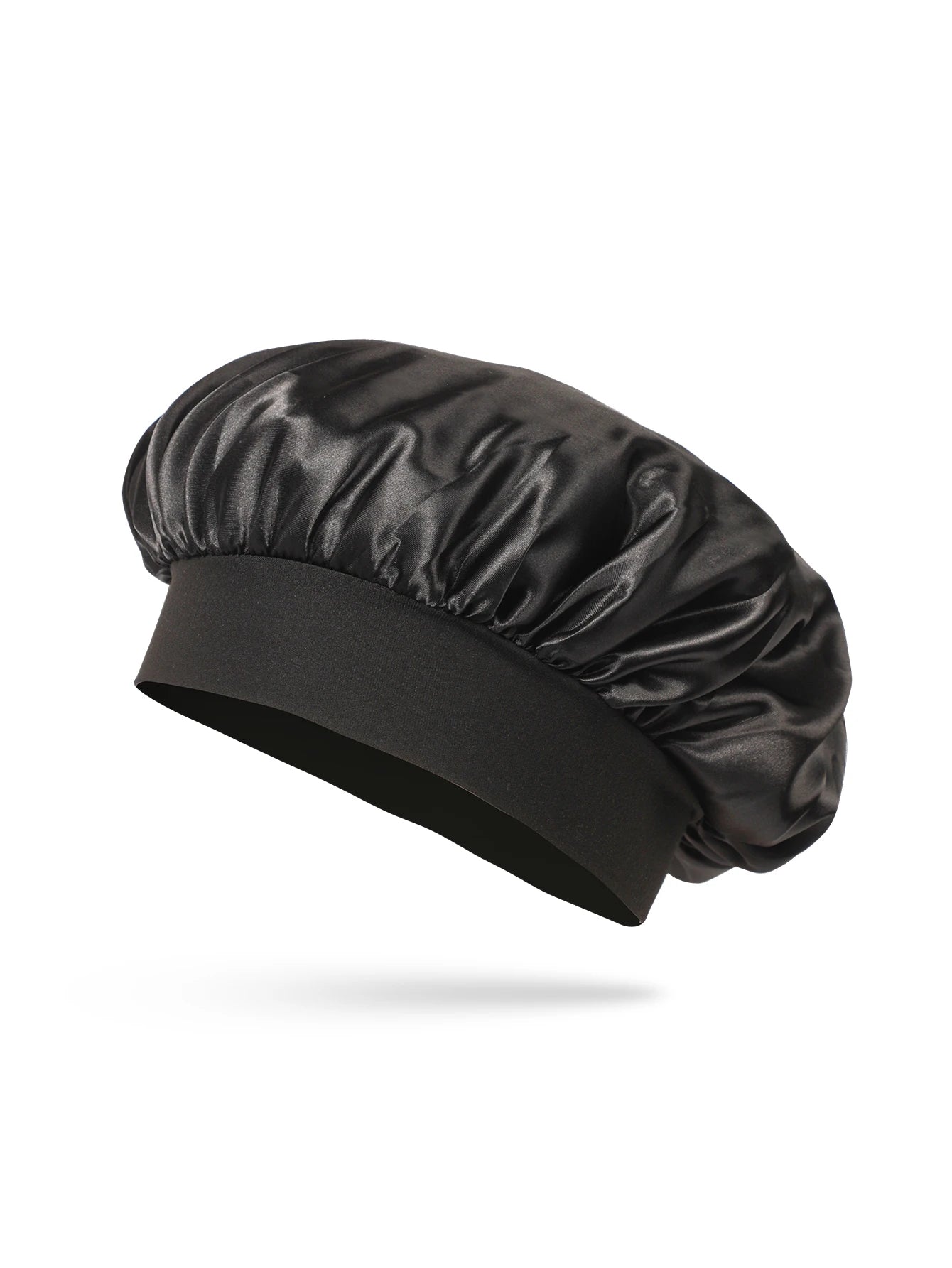 Satin Bonnet Silk Hair Bonnet for Sleeping, Sleep Bonnets for Women Large Wide Soft Band Sleep Cap for Curly Hair Braids