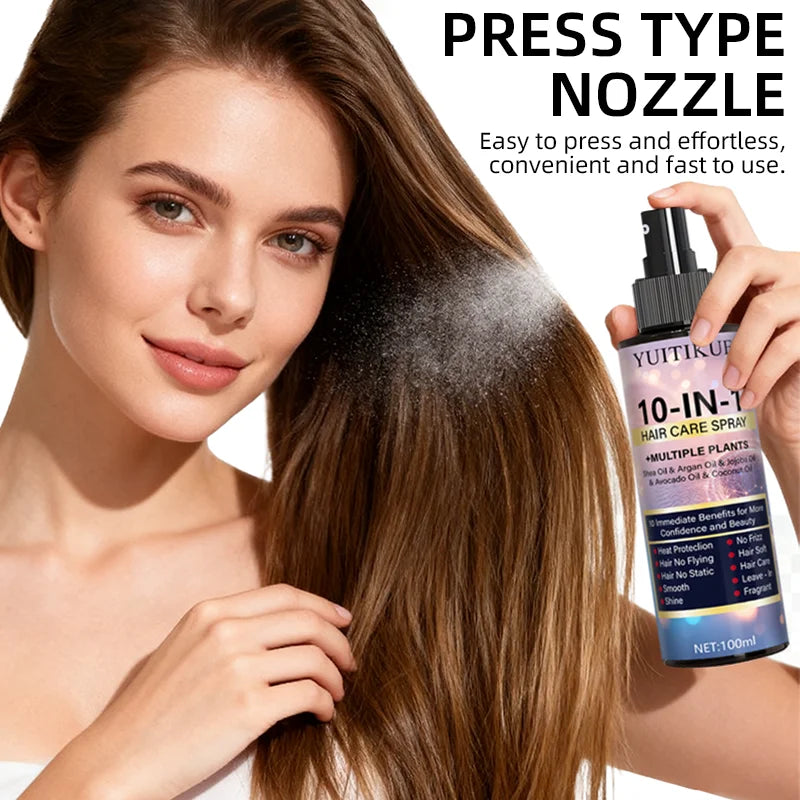 Crown 10-in-1 Hair Care Spray — Leave-In, Heat Protect & Anti-Frizz 100ml