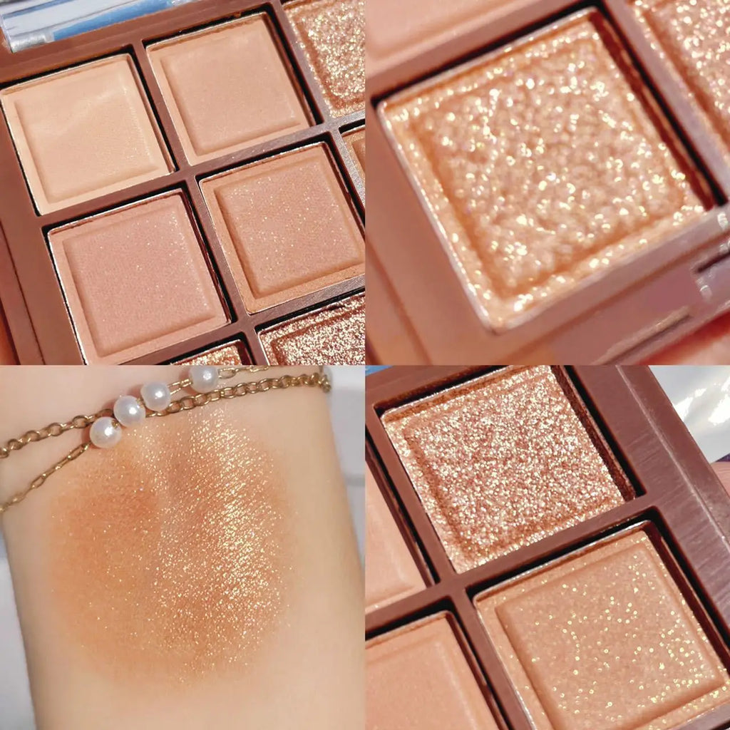 Chocolate Eyeshadow Palette — 9 Shades