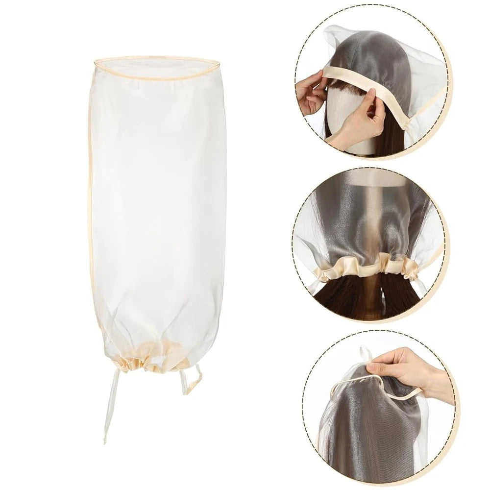 Crown Wig Travel Organiser — Drawstring Storage Bag