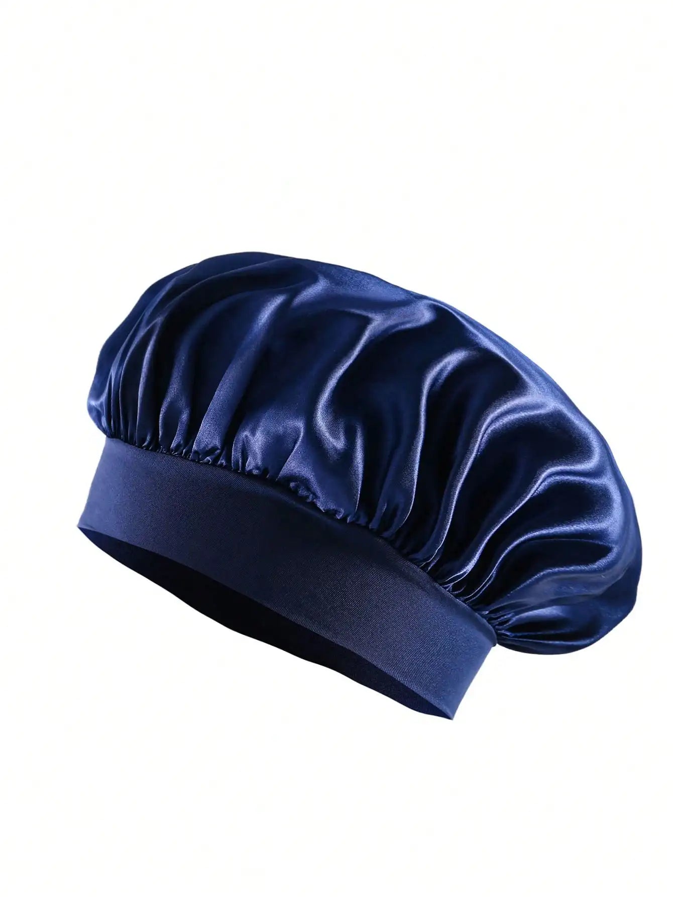 Satin Bonnet Silk Hair Bonnet for Sleeping, Sleep Bonnets for Women Large Wide Soft Band Sleep Cap for Curly Hair Braids