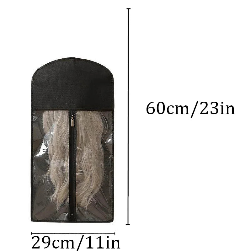 Crown Wig Display & Storage Bag with Hanger