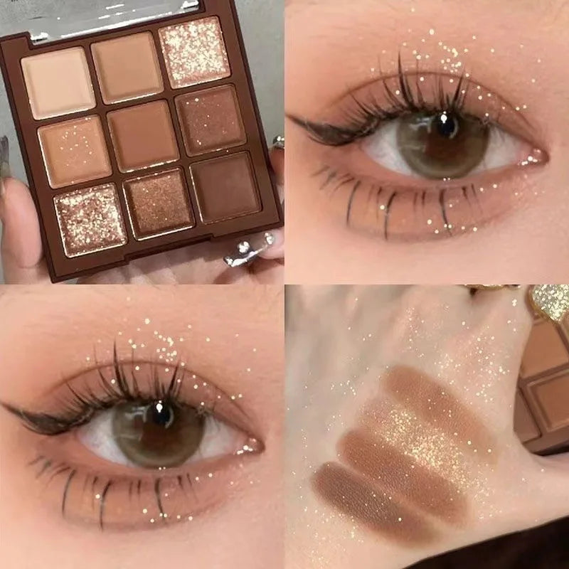 Chocolate Eyeshadow Palette — 9 Shades