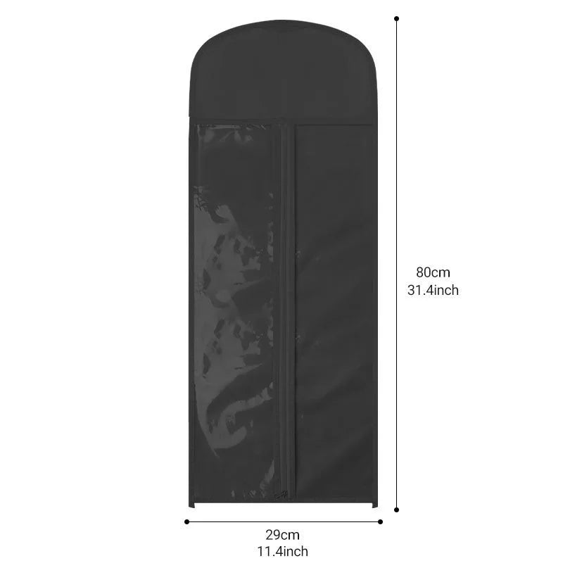 Crown Clear Wig Case — Zip Storage Bag