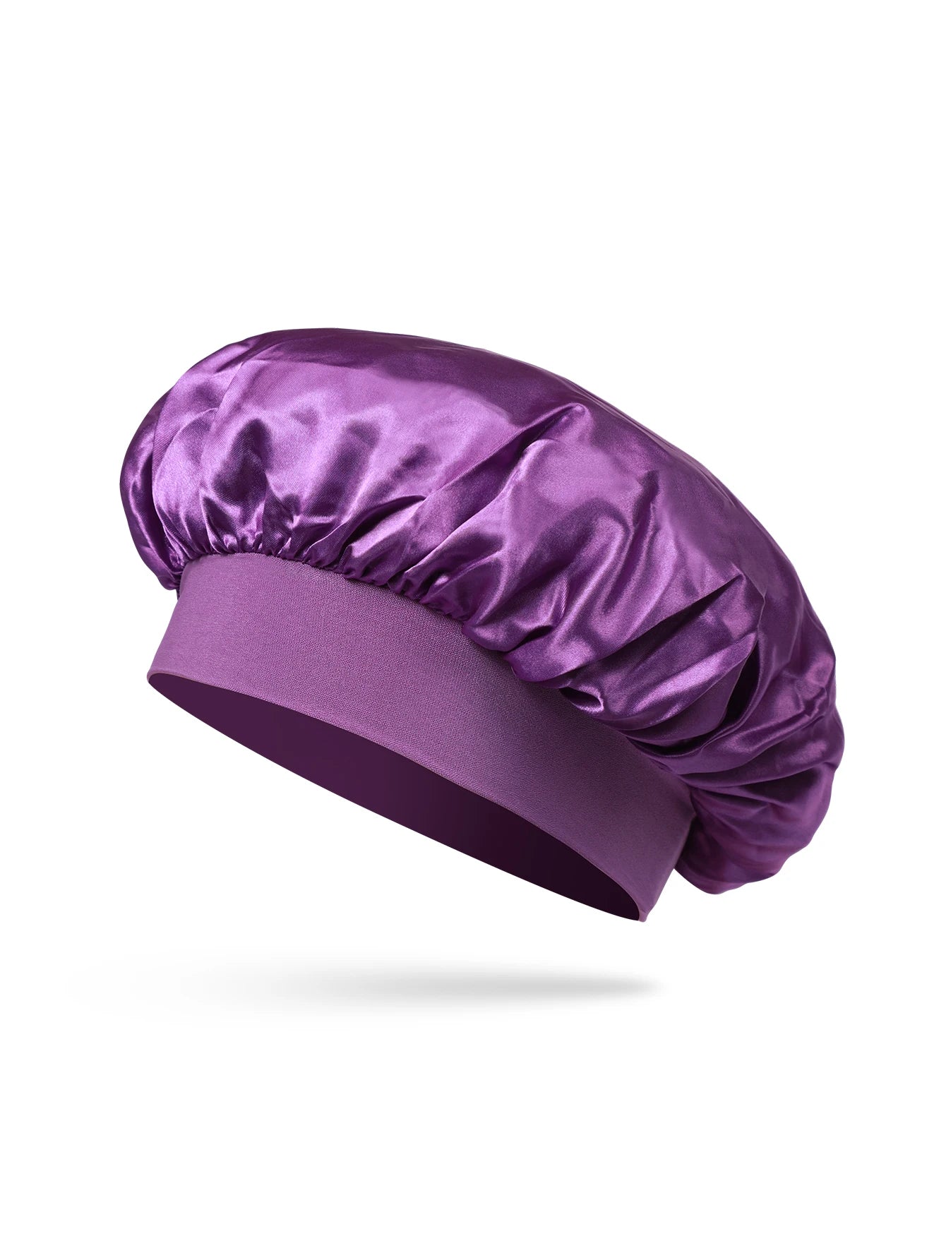 Satin Bonnet Silk Hair Bonnet for Sleeping, Sleep Bonnets for Women Large Wide Soft Band Sleep Cap for Curly Hair Braids