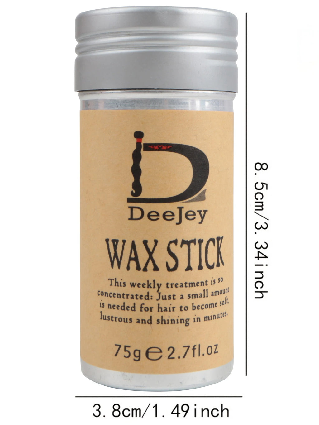 Crown Wig Edge Control Wax Stick Kit — With Comb, Bristle & Edge Brush