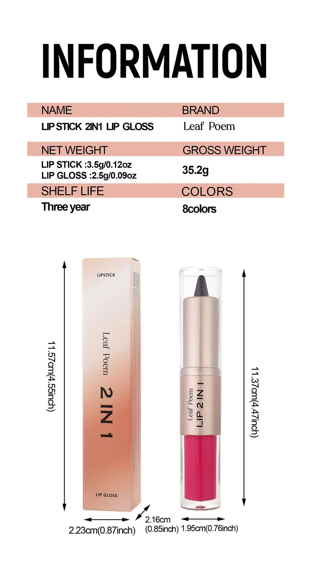 Double-Ended Lip Liner & Gloss