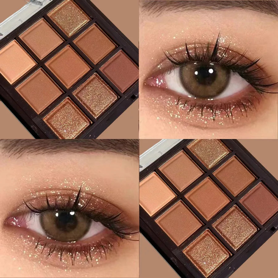 Chocolate Eyeshadow Palette — 9 Shades