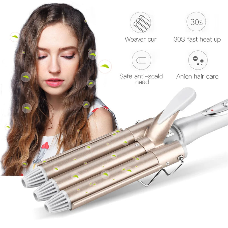 Triple Barrel Hair Waver