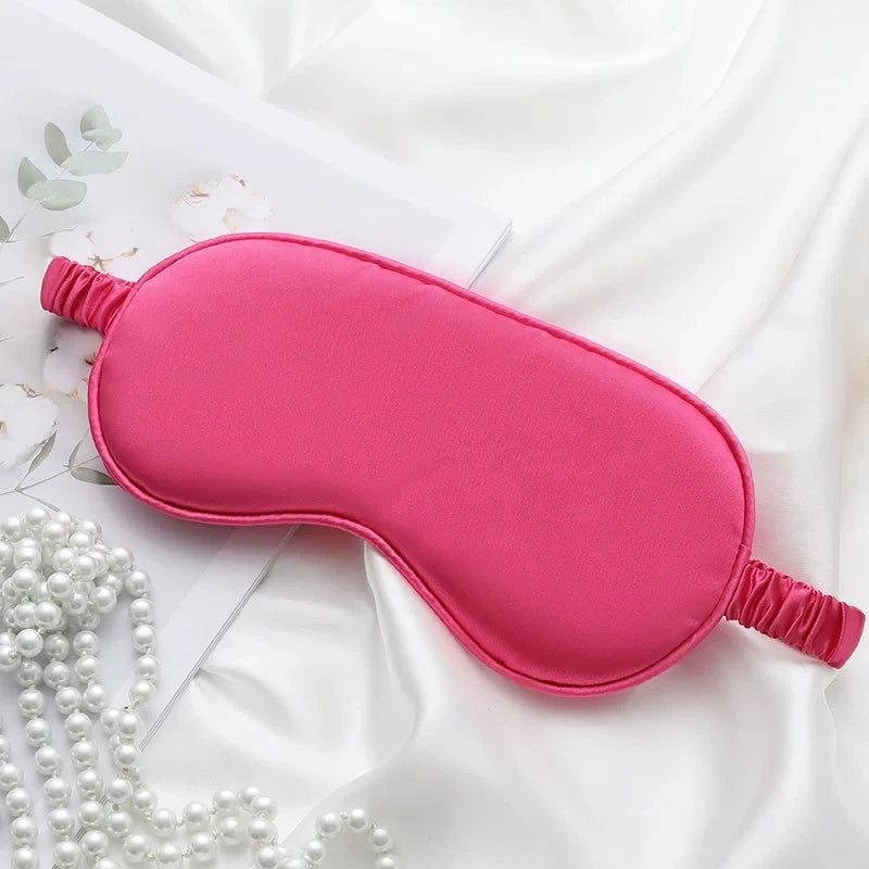Crown Blackout Silk Sleep Mask — Adjustable
