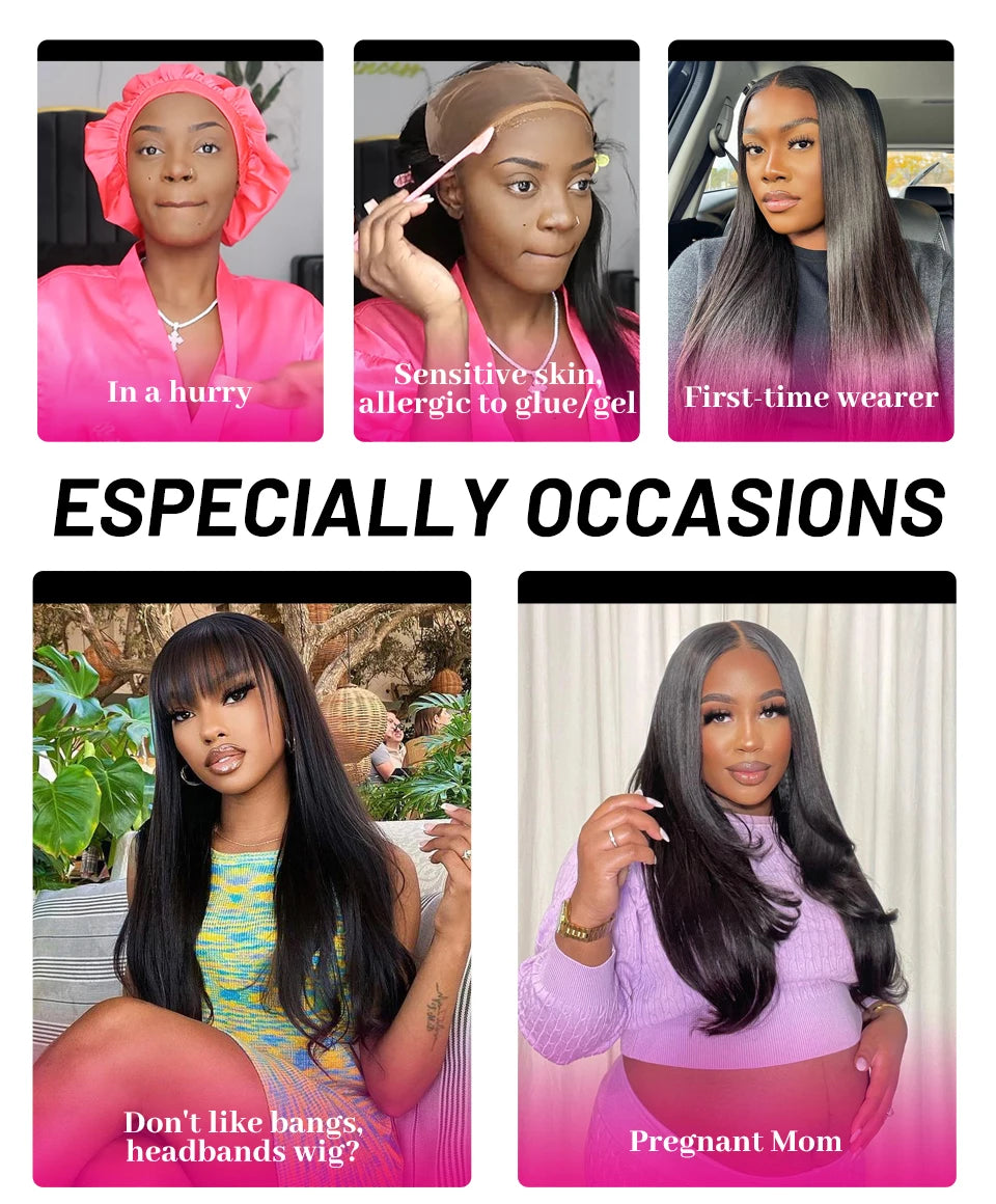 Water wave glueless human wig 7x5 HD lace pre-cut South Africa — Crown Concept