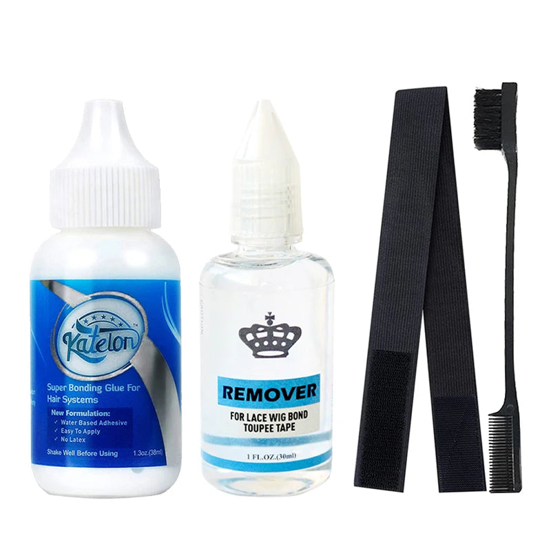 Crown Invisible Wig Bonding Glue & Remover Set — Waterproof 30ml