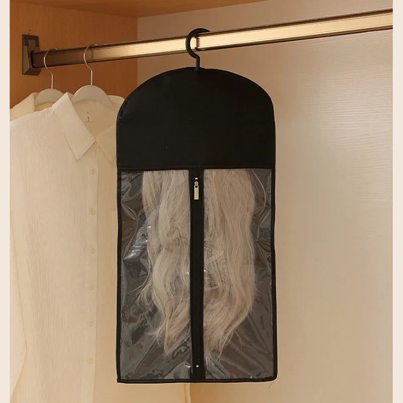 Crown Dust-Proof Wig Storage Bag with Hanger